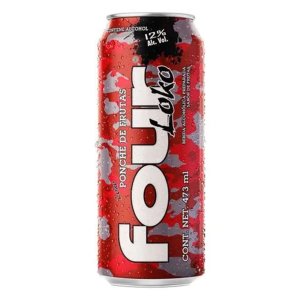 Bebida Four Loko Sabor Frutos Rojos Blue de 473 ml.
