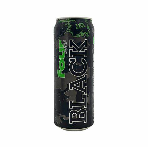 Bebida Four Loko Sabor Citrus Black de 473 ml.