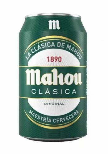 Cerveza Mahou Clasica Lata de 330 ml.