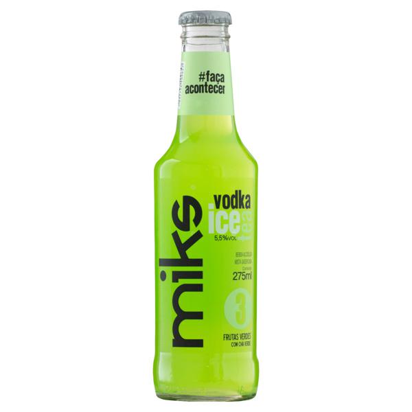 Vodka Miks ice frutas verdes &amp; te verde de 275 ml.