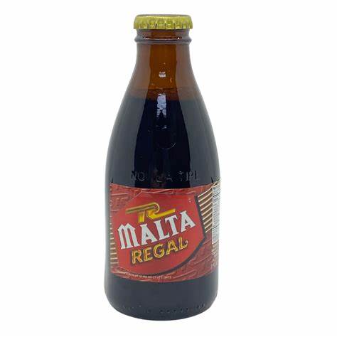 Cerveza Malta Regal BNR 7OZ de 207 ml.