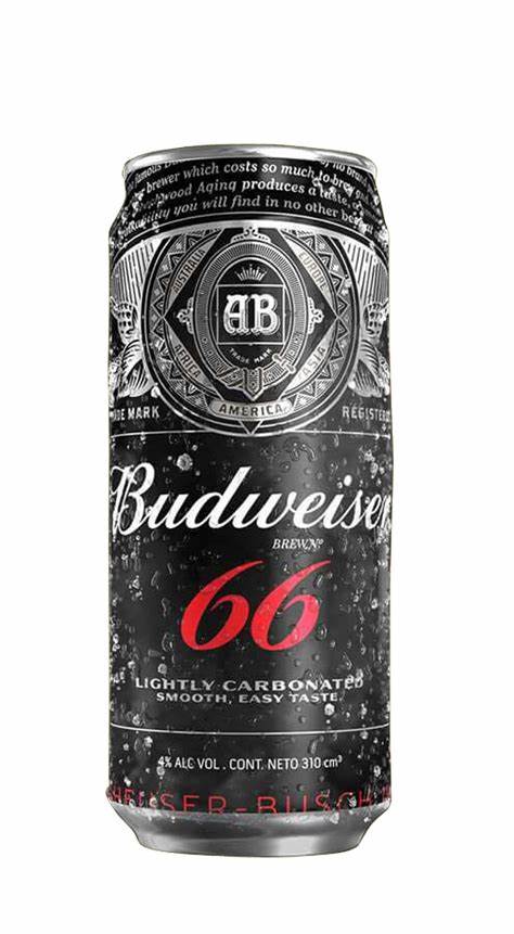 Cerveza Budweiser 66 Botella de 275 ml.