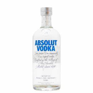 Vodka Absolut Normal de 750 ml.