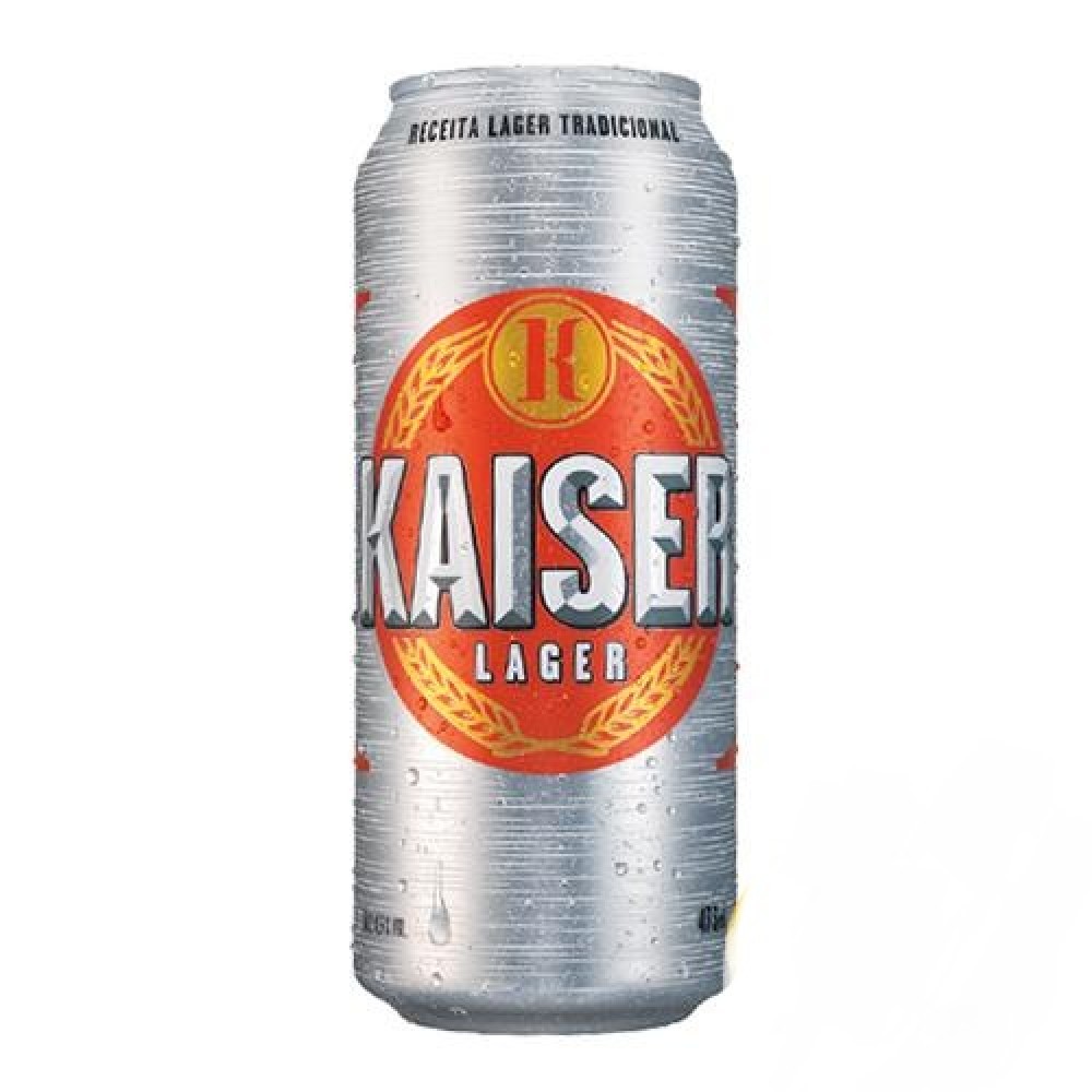 Cerveza Kaiser en Lata de 473 ml.