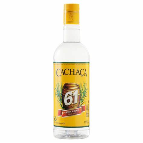 Cachaza 61 botella 970 ml.