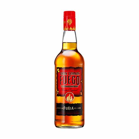Ron Tres Leones Fuego de 750 ml.