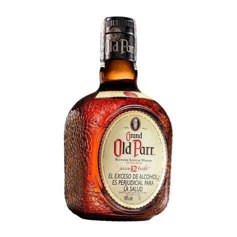 Whisky Old Parr 12 años con caja de 1.000 ml.