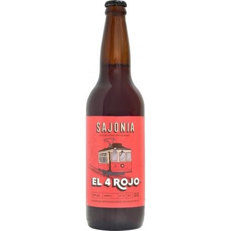 Cerveza Sajonia Red Ale de 640 ml.