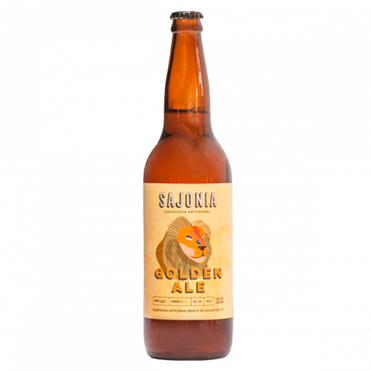 Cerveza Sajonia Golden Ale de 640 ml.