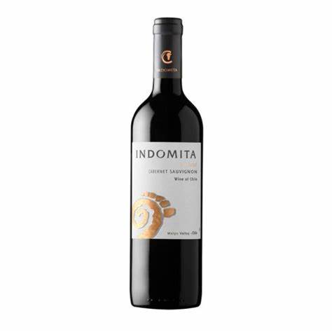 Vino Tinto Indomita cabernet sauvignon de 750 ml.