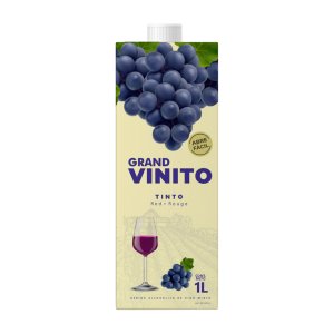 Vino Tinto Grand Vinito Tetra de 1.000 ml.