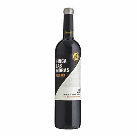 Vino Tinto Finca Las Moras Reserva Malbec de 750 ml.