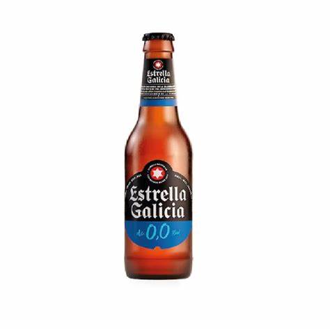 Cerveza Estrella Galicia sin alcohol de 250 ml.