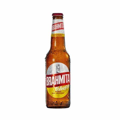 Cerveza Brahma Botellita Retornable de 340 ml.