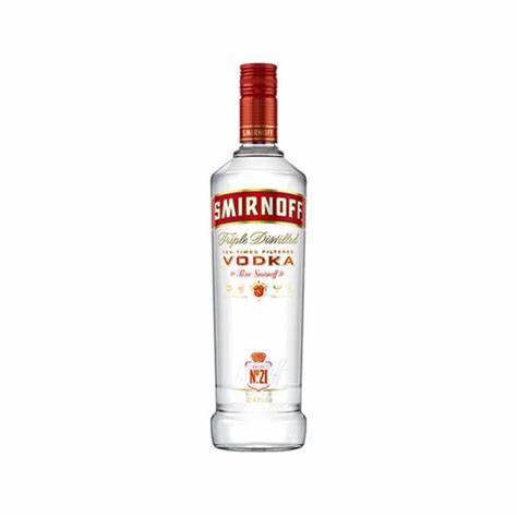 Smirnoff red XXI de 600 ml.