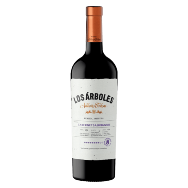 Vino Tinto Los Arboles Cabernet Sauvignon de 750 ml.