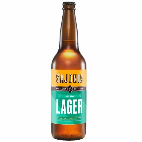 Cerveza Sajonia Lager de 640 ml.