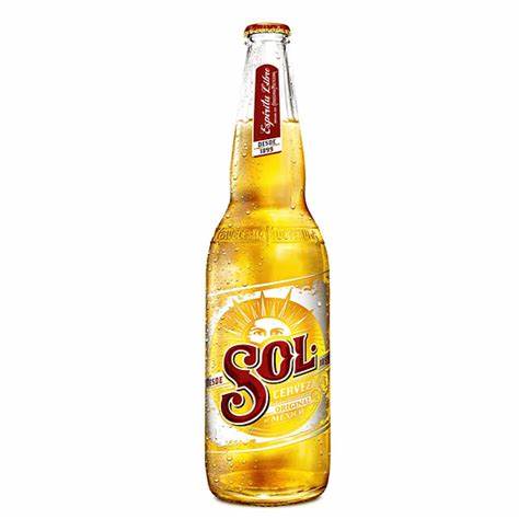 Cerveza Sol Botella de 710 ml.