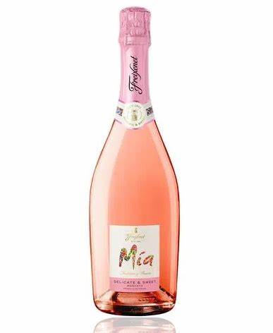 Vino Espumante Freixenet Mía Pink moscato delicate and sweeet 750 ml.