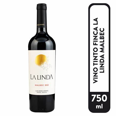 Vino Tinto Finca La Linda Malbec de 750 ml.