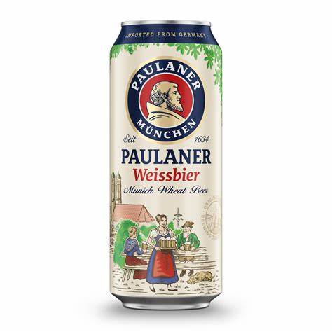 Cerveza Paulaner Weissbierm Lata de 500 ml.