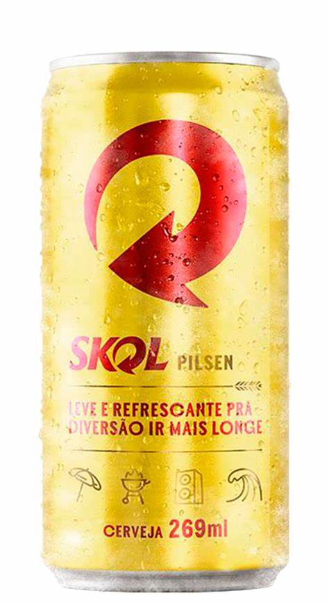 Cerveza Skol Lata de 269 ml.