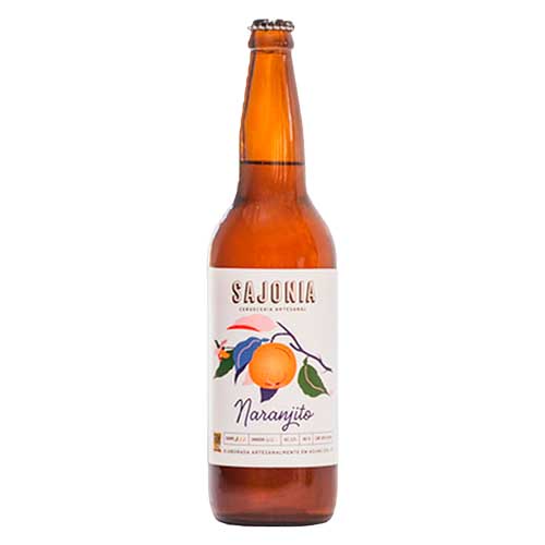 Cerveza Sajonia Naranjito de 640 ml.