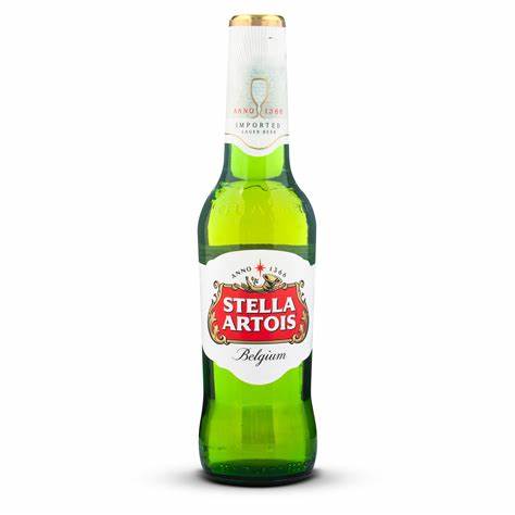 Cerveza Stella Artois Belga botella de 330 ml.