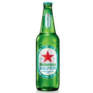 Cerveza Heineken Silver Botellita de 330 ml.