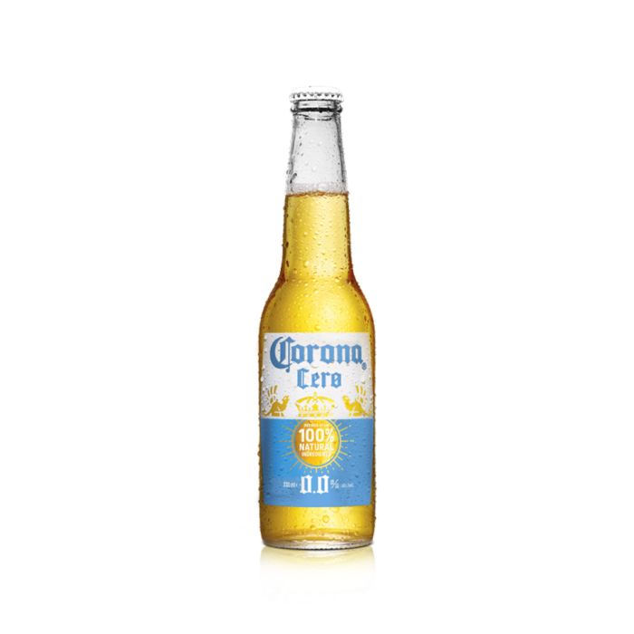Cerveza Corona Cero Botella de 330 ml.