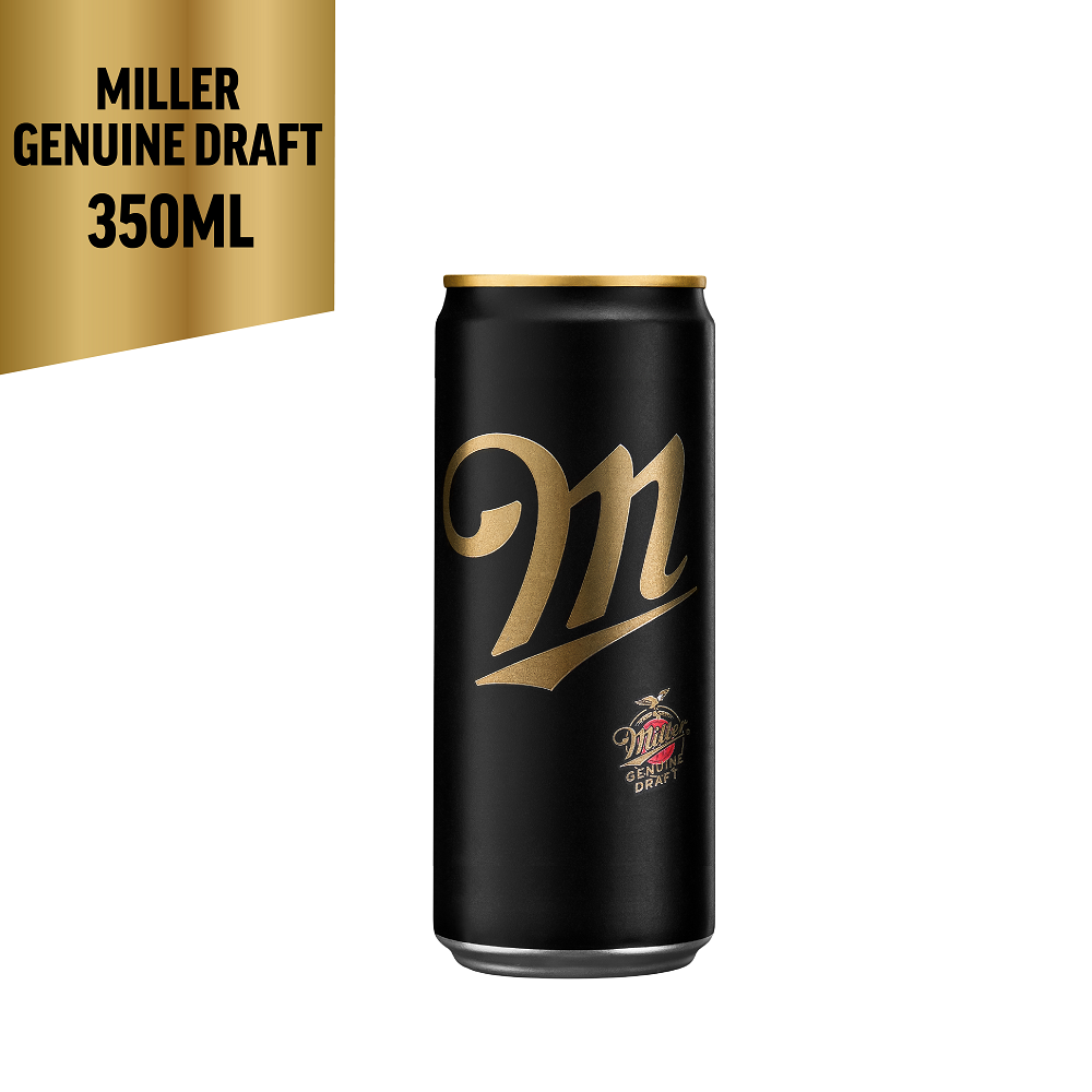 Cerveza Miller Genuine Draft Lata de 350 ml.