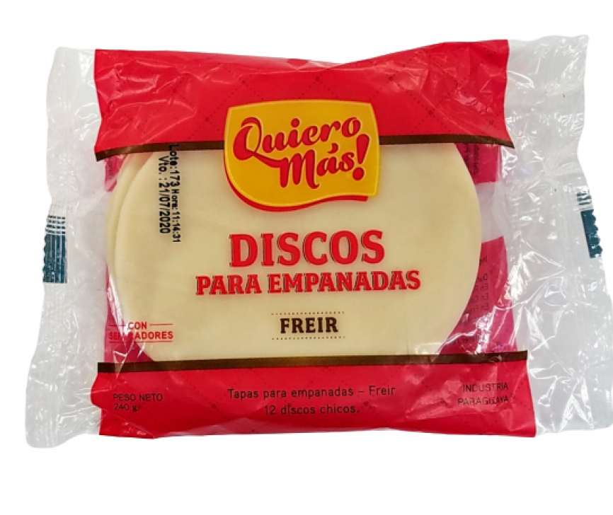 Disco Quiero Mas para Freir Super x 12 uni.