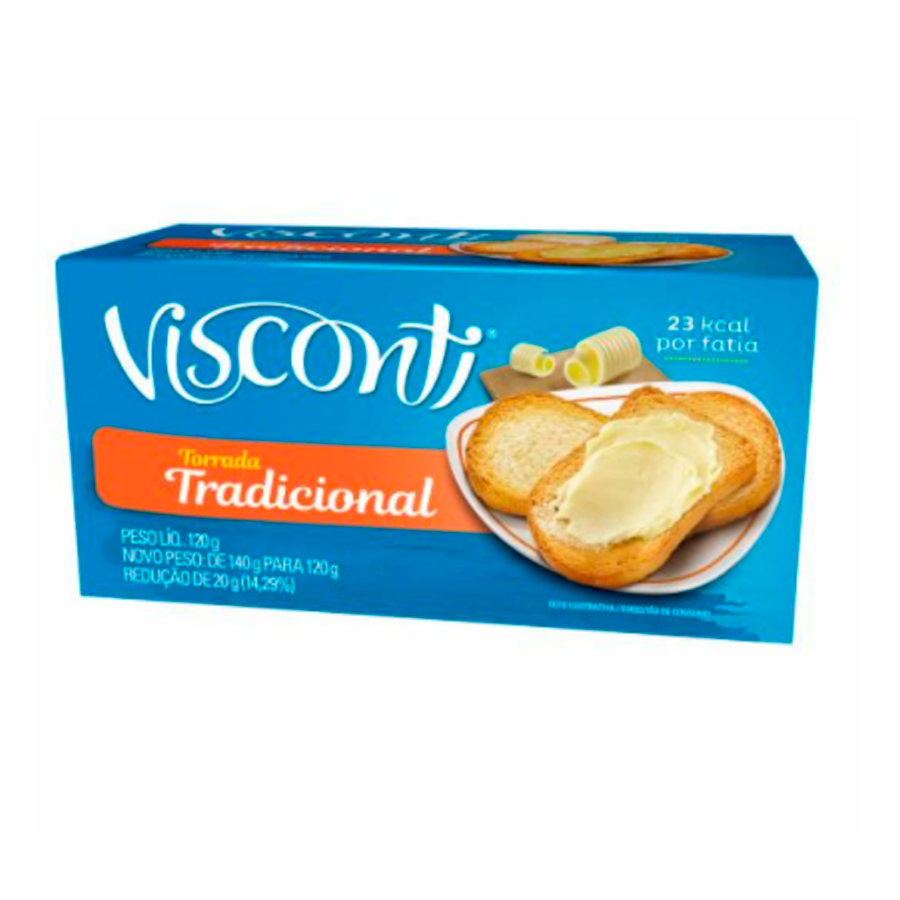 TOSTADAS VISCONTI TRADICIONAL 120GR
