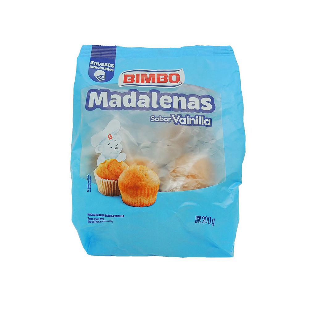 Madalenas Bimbo vainilla 200 Gr.