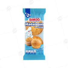 MADALENAS BIMBO VAINILLA 2PZAS 80GR
