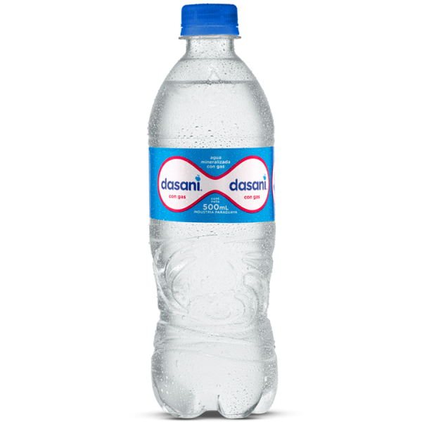 Agua Mineral Dasani con Gas de 500 ml.