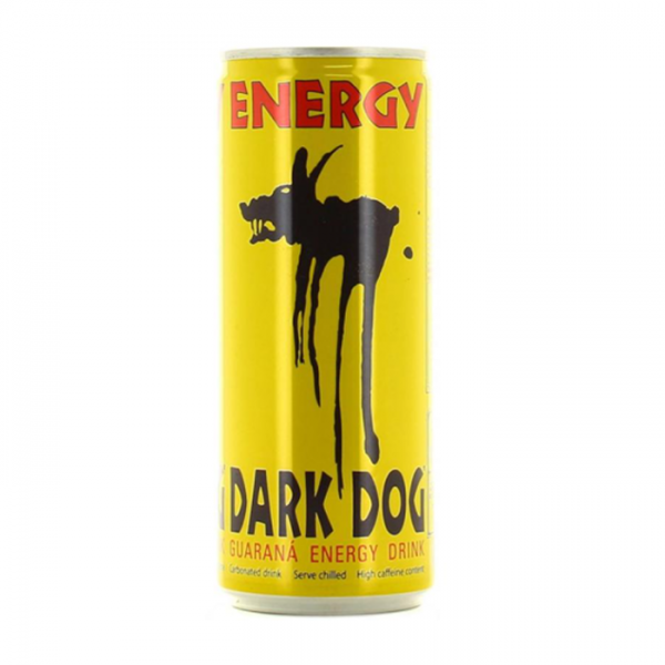 Energizante Dark Dog guarana de lata 250 ml.