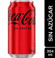 Gaseosa Coca Cola Sin Azucar Lata de 354 ml.