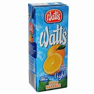 Jugo Watts Nectar Naranja Light Tetra de 200 ml.