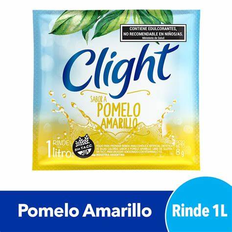 Refresco en Polvo Clight Pomelo Amarillo Vitamina C+D de 8 gr.