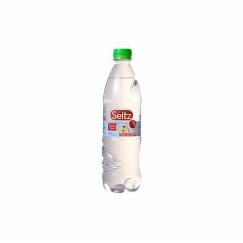 Agua Saborizada Seltz Manzana de 500 ml.