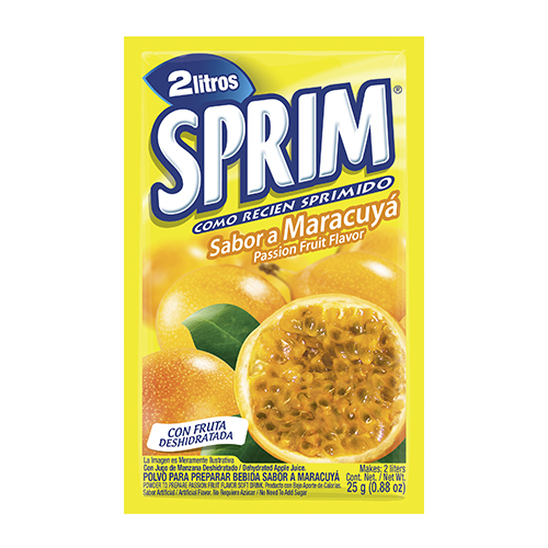 Jugo en Polvo Sprim Mburucuja de 25 gr.