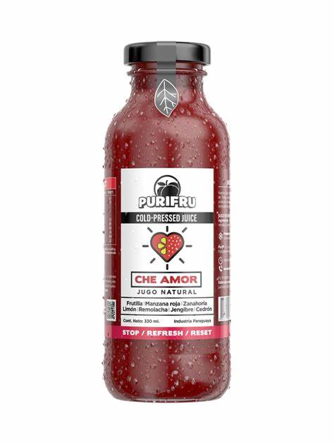 Jugo Purifru Che Amor de 330 ml.