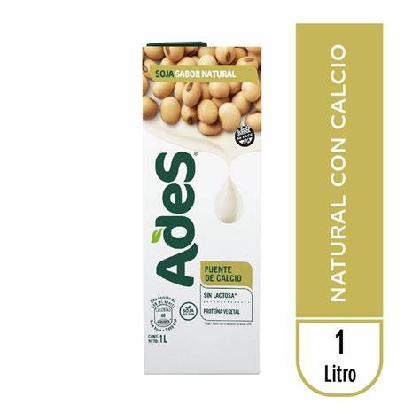 Jugo Ades con calcio de 1.000 ml.